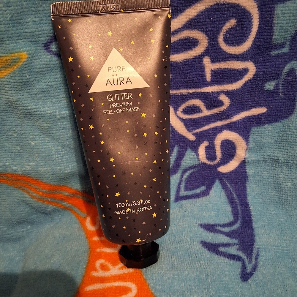NWOT PURE AURA GLITTER PREMIUM PEEL OFF FACE MASK